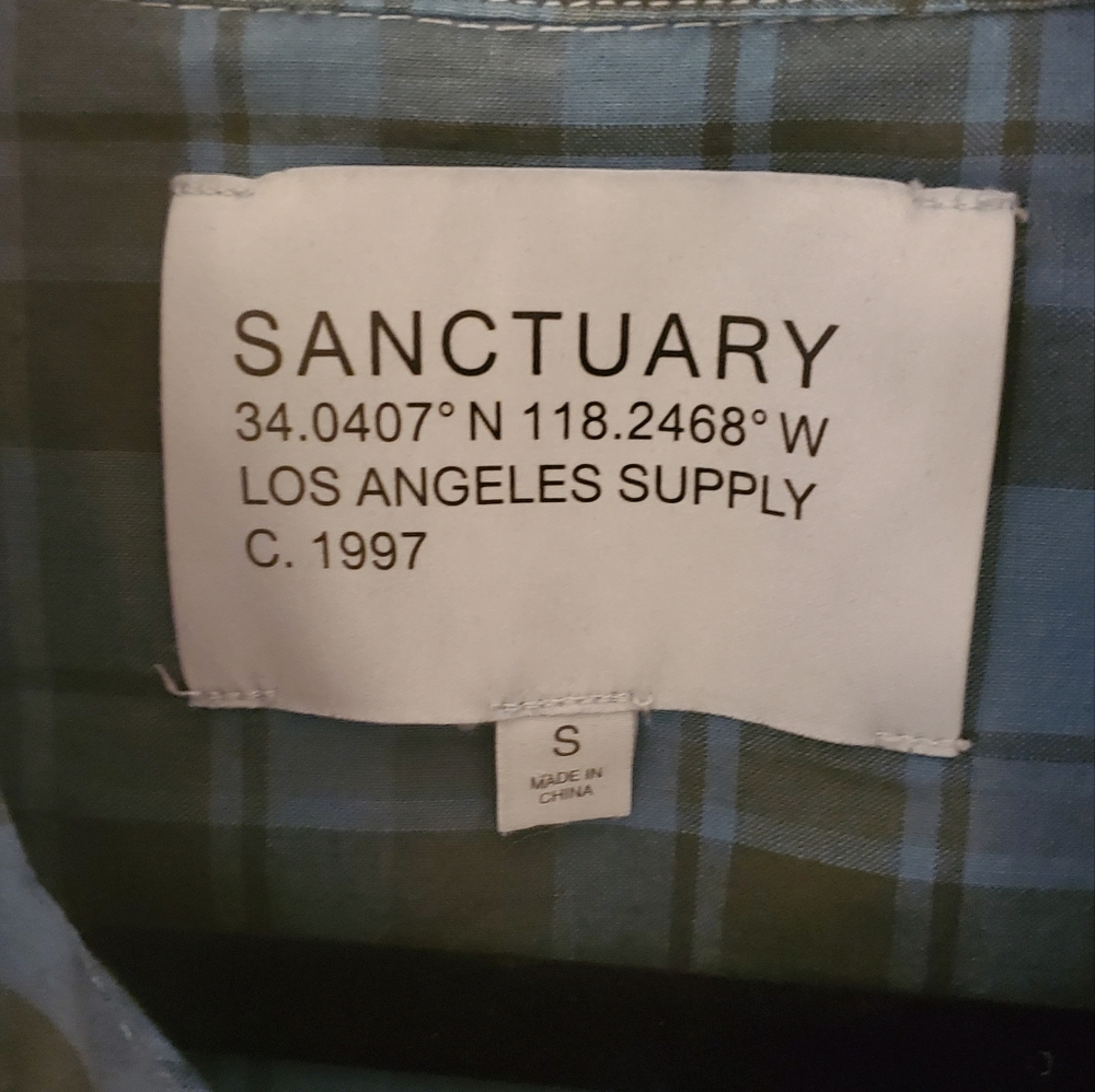 NWT Sanctuary flannel button down shirt - Picture 2 of 5
